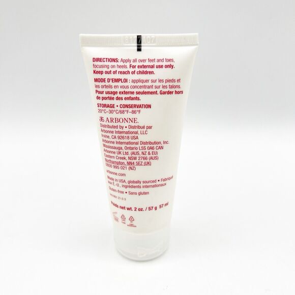 Arbonne Pampermint Peppermint Foot Cream 2oz Mini Travel Pedicure SEALED NEW - Picture 2 of 5